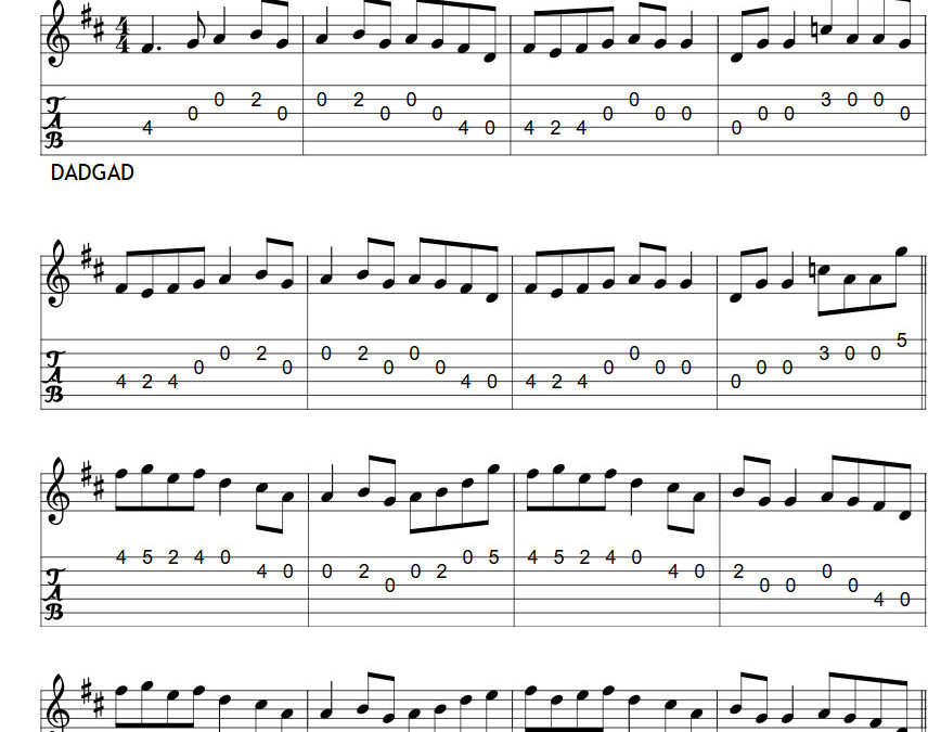The Connaght Heifers – easy melody